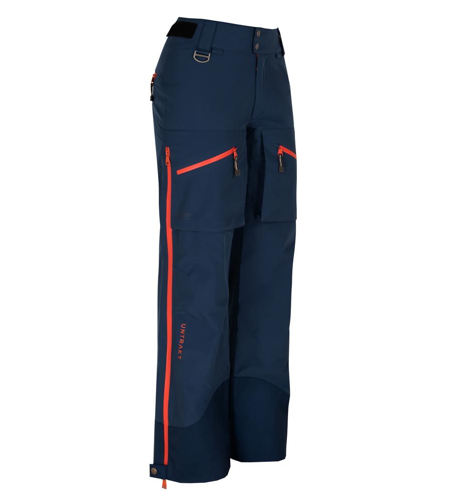 Untrakt Womens Obsidian 3L Shell Ski Trousers (Ink/Beacon) - Unbound Supply Co.