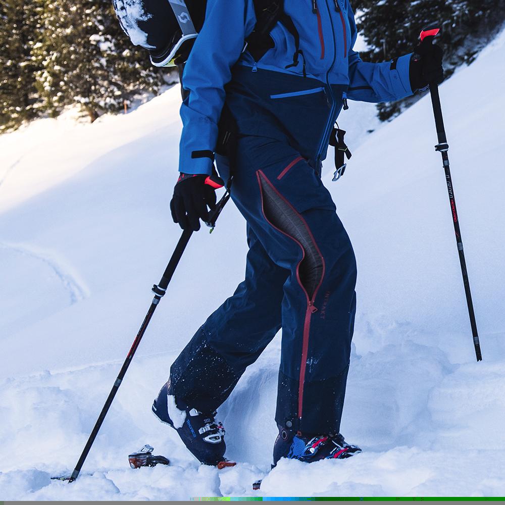 Untrakt Womens Obsidian 3L Shell Ski Trousers (Ink/Beacon) - Unbound Supply Co.