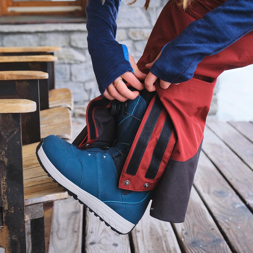 Untrakt Womens Obsidian 3L Shell Ski Trousers (Rust/Beacon) - Unbound Supply Co.