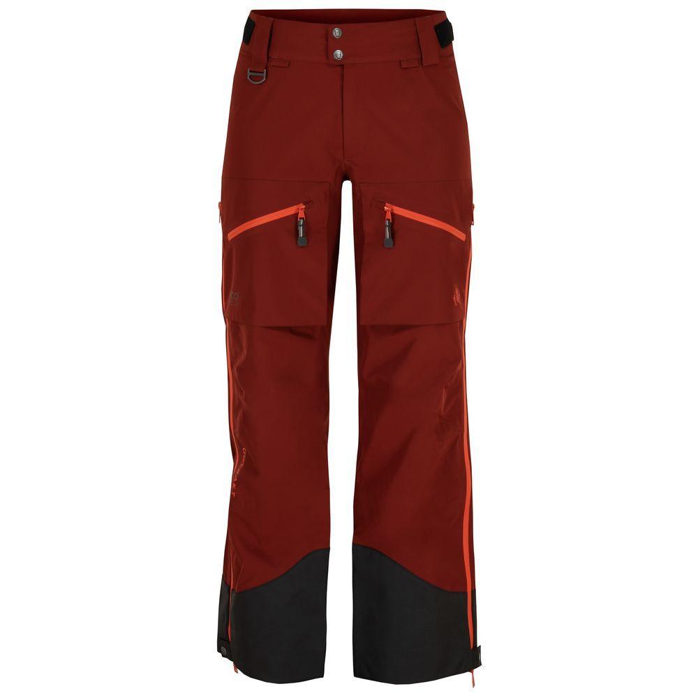 Untrakt Womens Obsidian 3L Shell Ski Trousers (Rust/Beacon) - Unbound Supply Co.