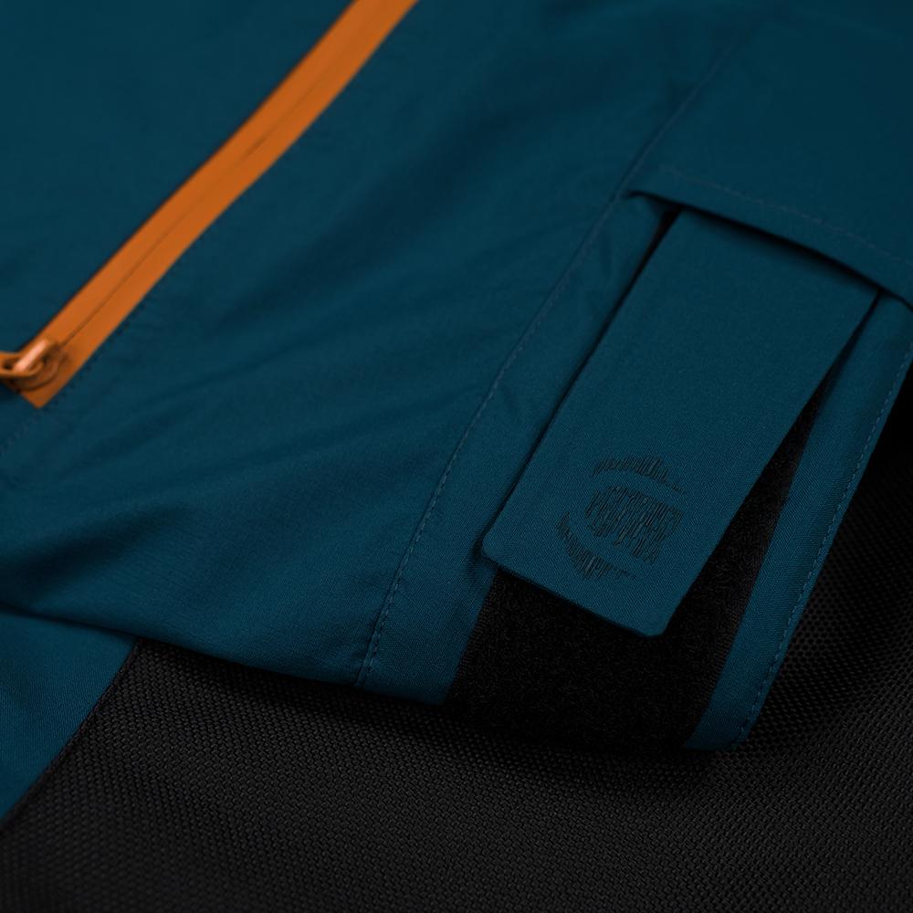 Untrakt Womens Obsidian 3L Shell Ski Trousers (Teal/Mustard) - Unbound Supply Co.