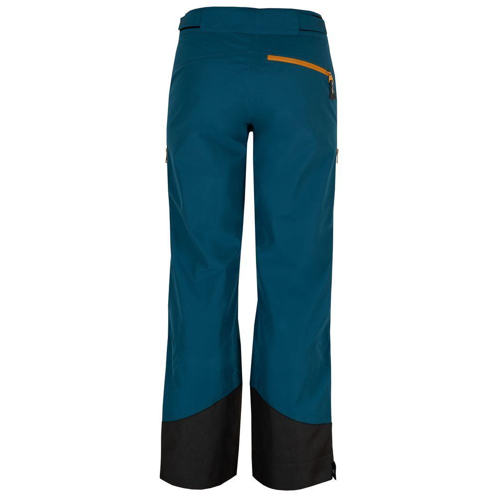Untrakt Womens Obsidian 3L Shell Ski Trousers (Teal/Mustard) - Unbound Supply Co.
