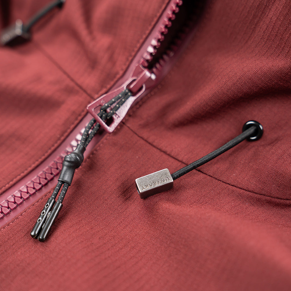 Womens Quartz 3L Shell Anorak (Burgundy) - Untrakt