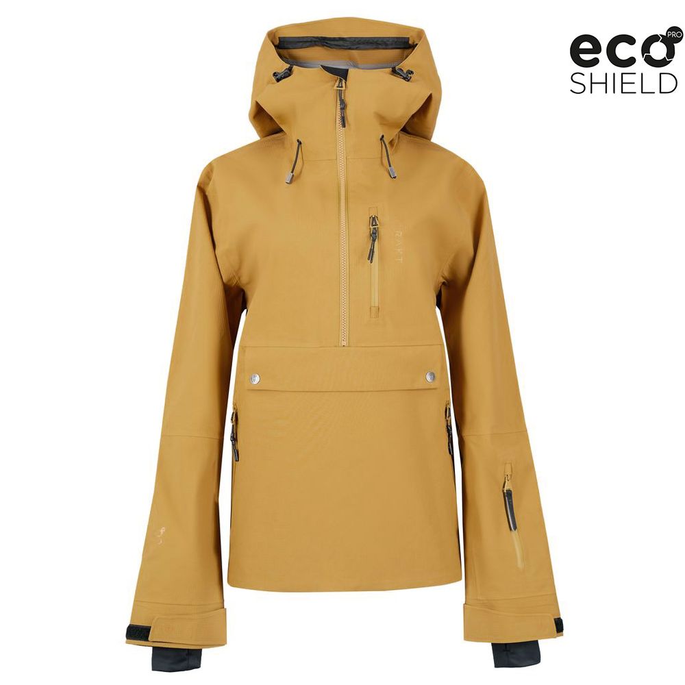 Womens Quartz 3L Shell Anorak (Sulphur) - Untrakt
