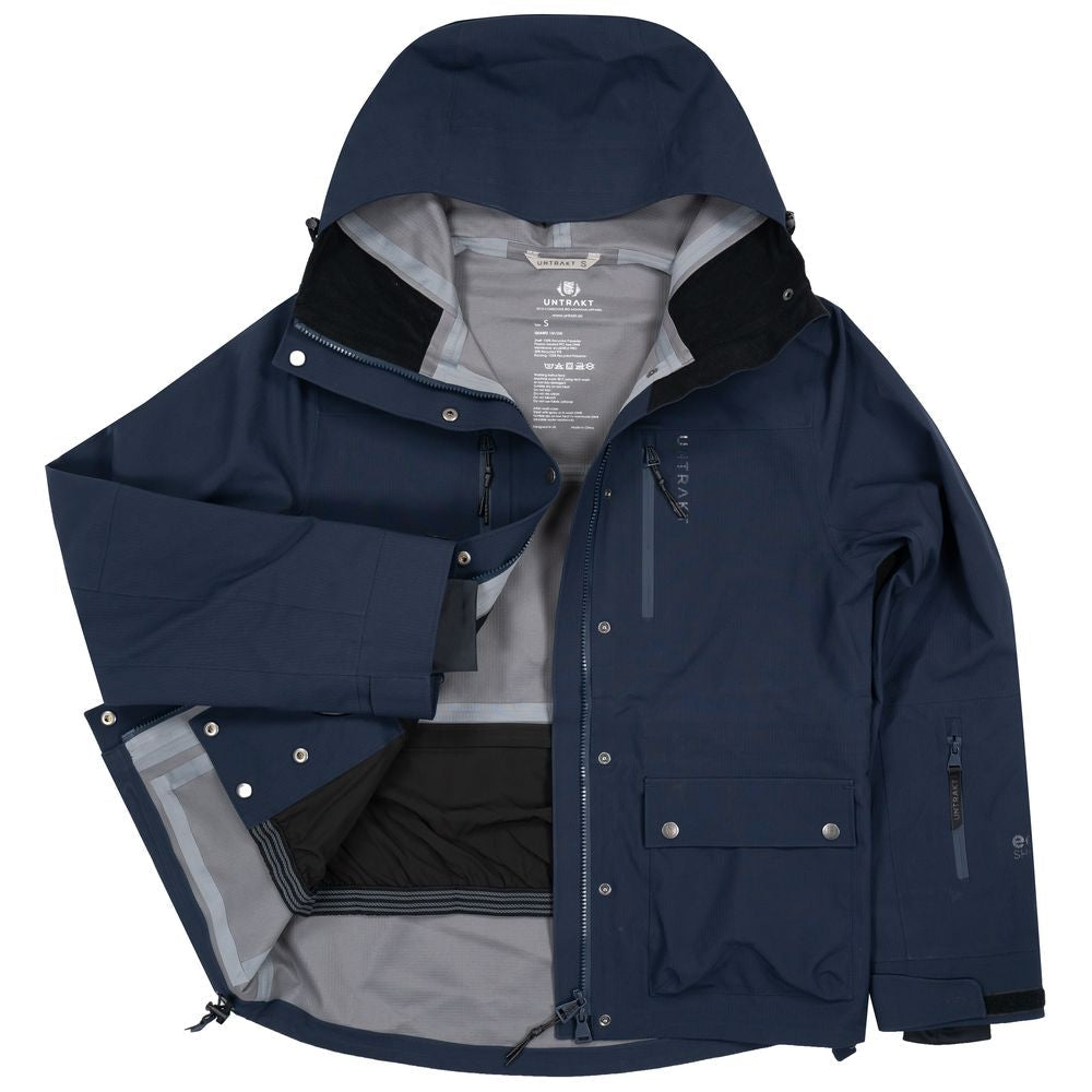 Womens Quartz 3L Shell Jacket (Navy) - Untrakt