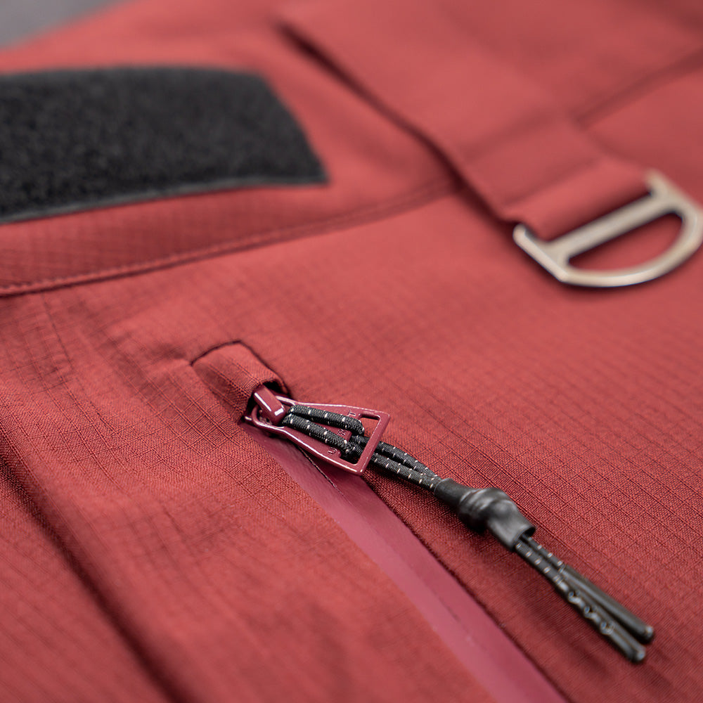 Womens Quartz 3L Trousers (Burgundy) - Untrakt