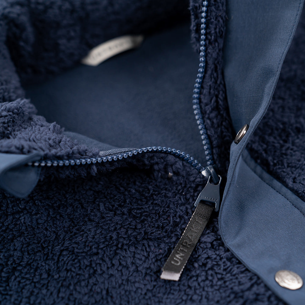 Womens Wulfenite Fleece Jacket (Navy) - Untrakt