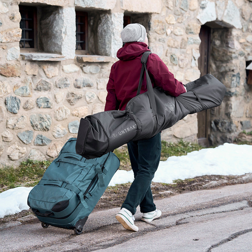 Padded Double Ski Bag (Coal)