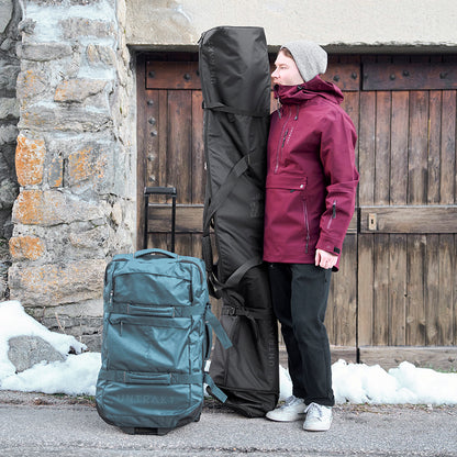 Padded Double Ski Bag (Coal)