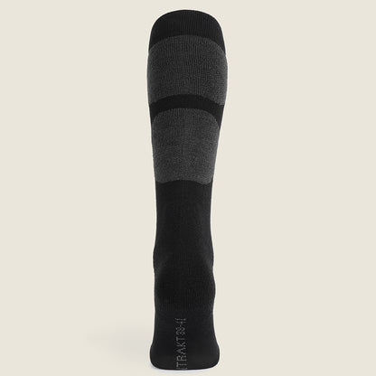 Pyrope Merino Blend Padded Socks (Black)