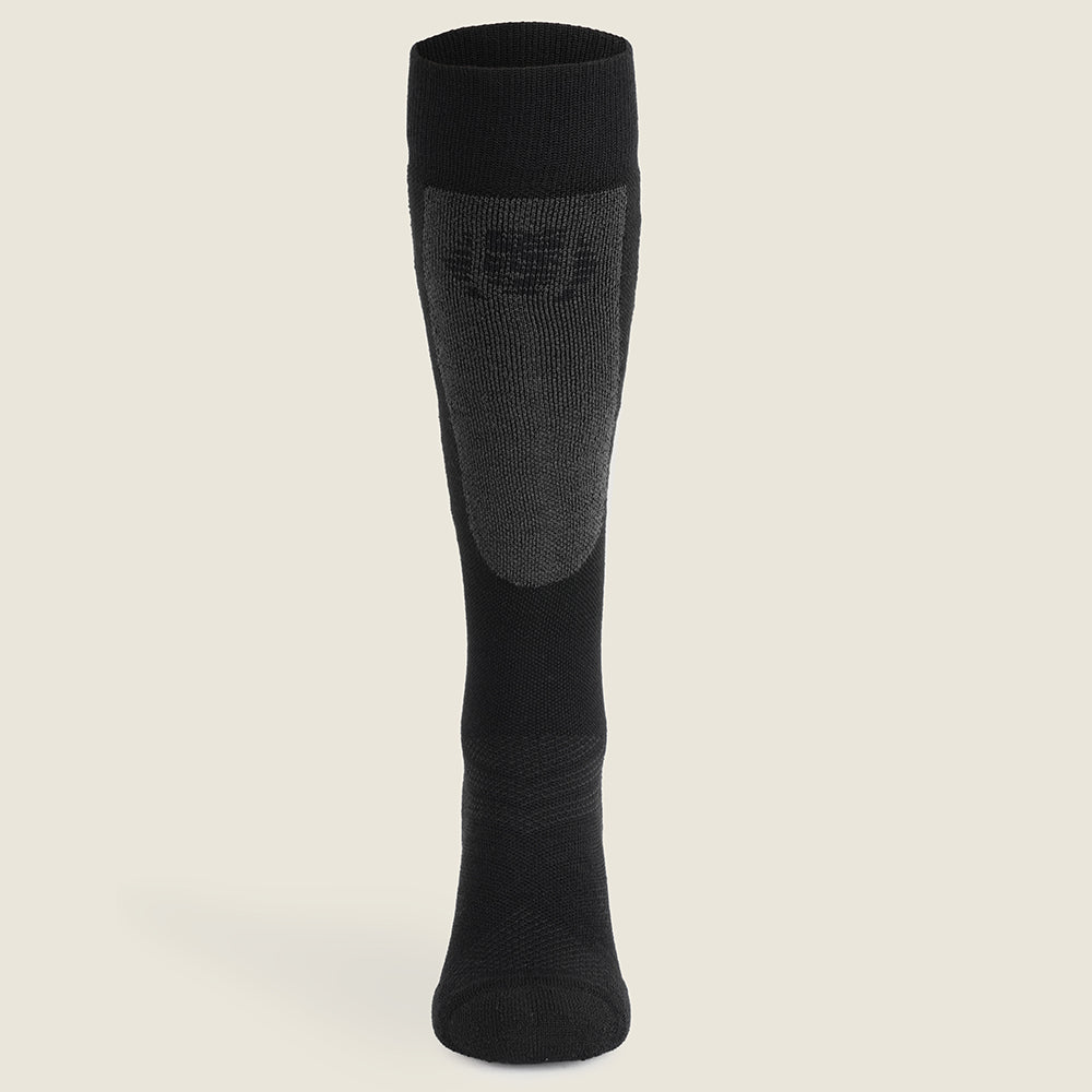 Pyrope Merino Blend Padded Socks (Black)