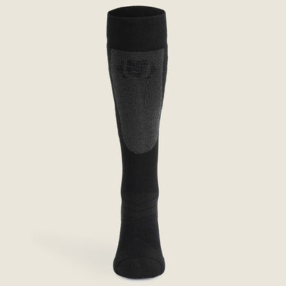 Pyrope Merino Blend Padded Socks (Black)