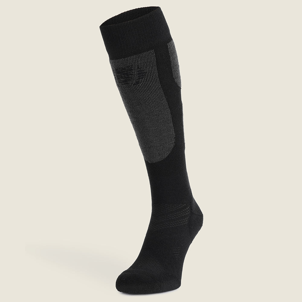 Pyrope Merino Blend Padded Socks (Black)