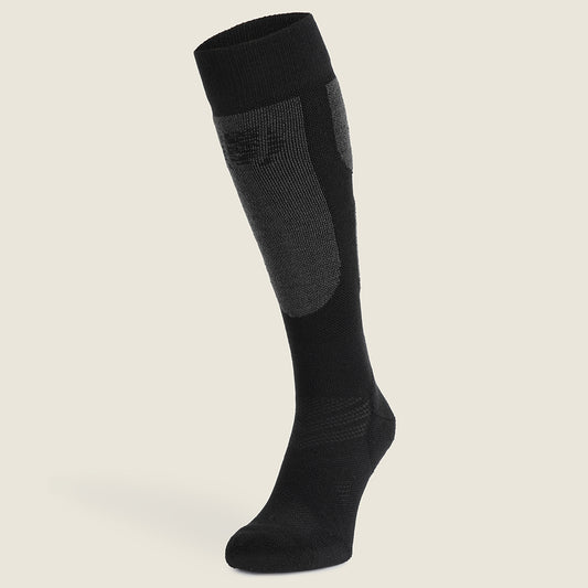Pyrope Merino Blend Padded Socks (Black)