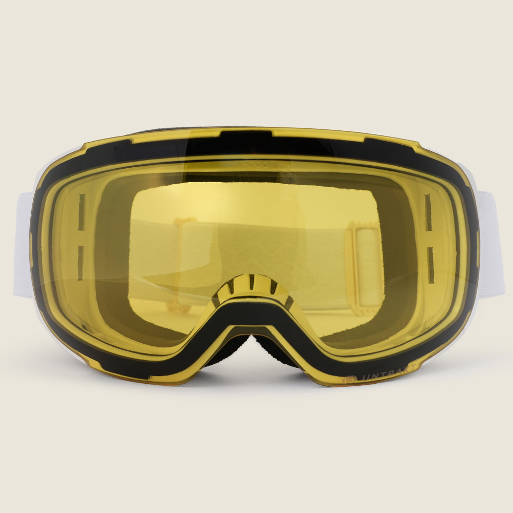 Tectonite Ski Goggles (White/Blue)