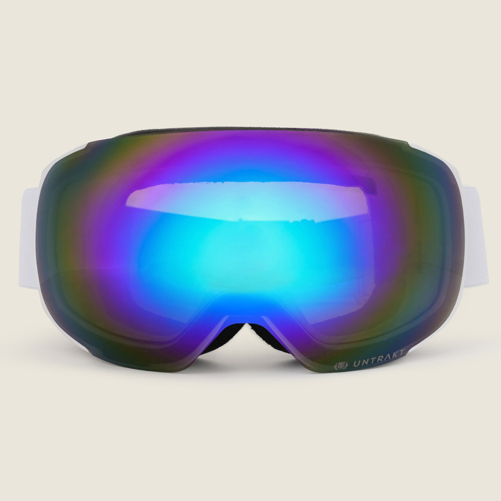 Tectonite Ski Goggles (White/Blue)