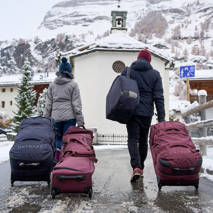 85L Split Roller Wheeled Bag (Burgundy) | Untrakt