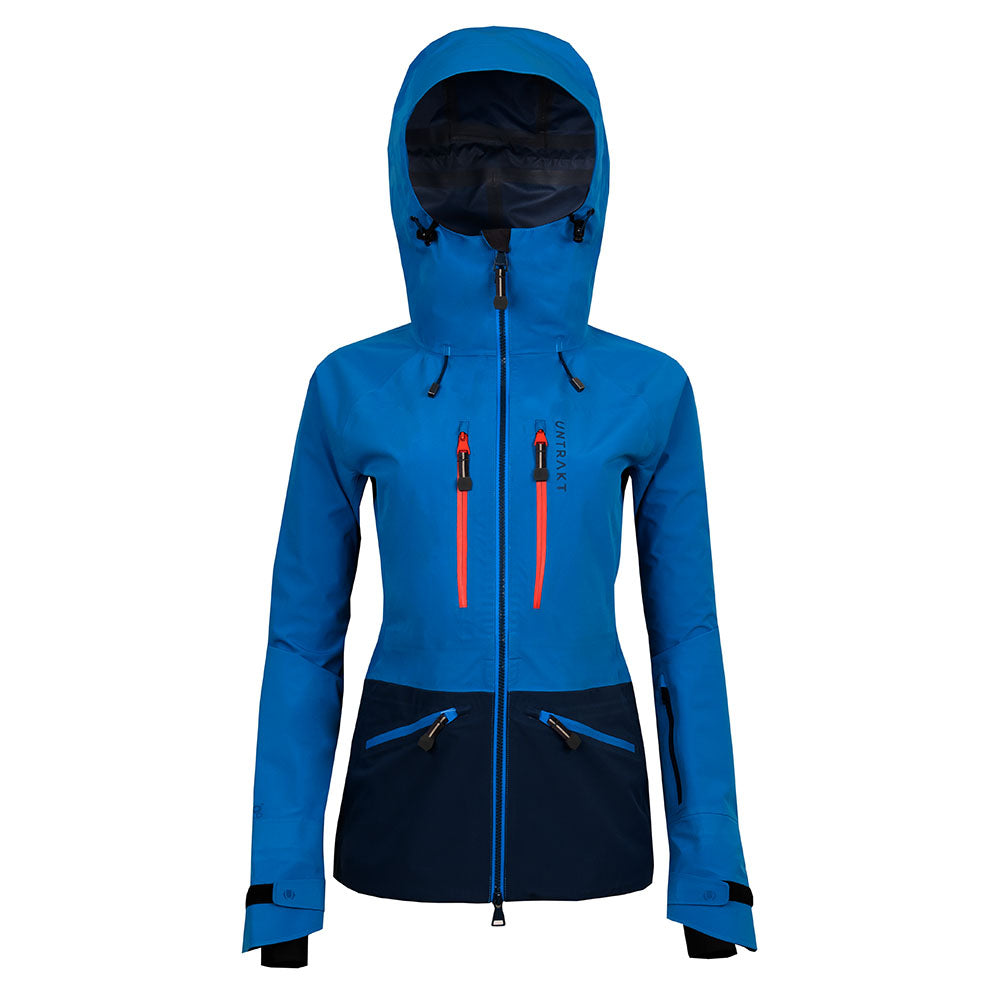 Womens Obsidian Pro 3L Shell Jacket (Bluebird/Ink) | Untrakt