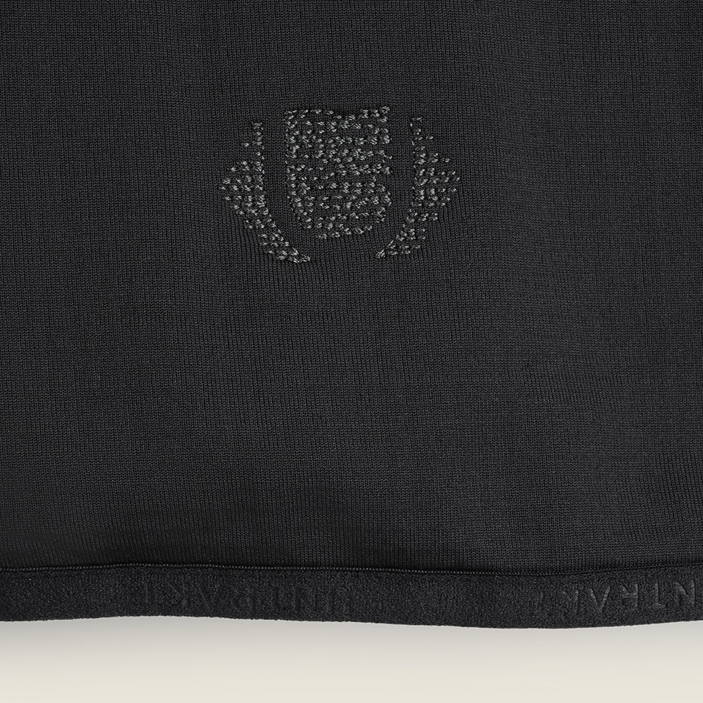 Womens Flurospar Hoodless Full Zip Grid Fleece (Black)