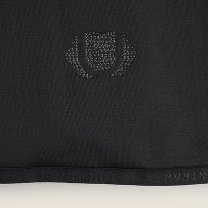 Womens Flurospar Hoodless Full Zip Grid Fleece (Black)