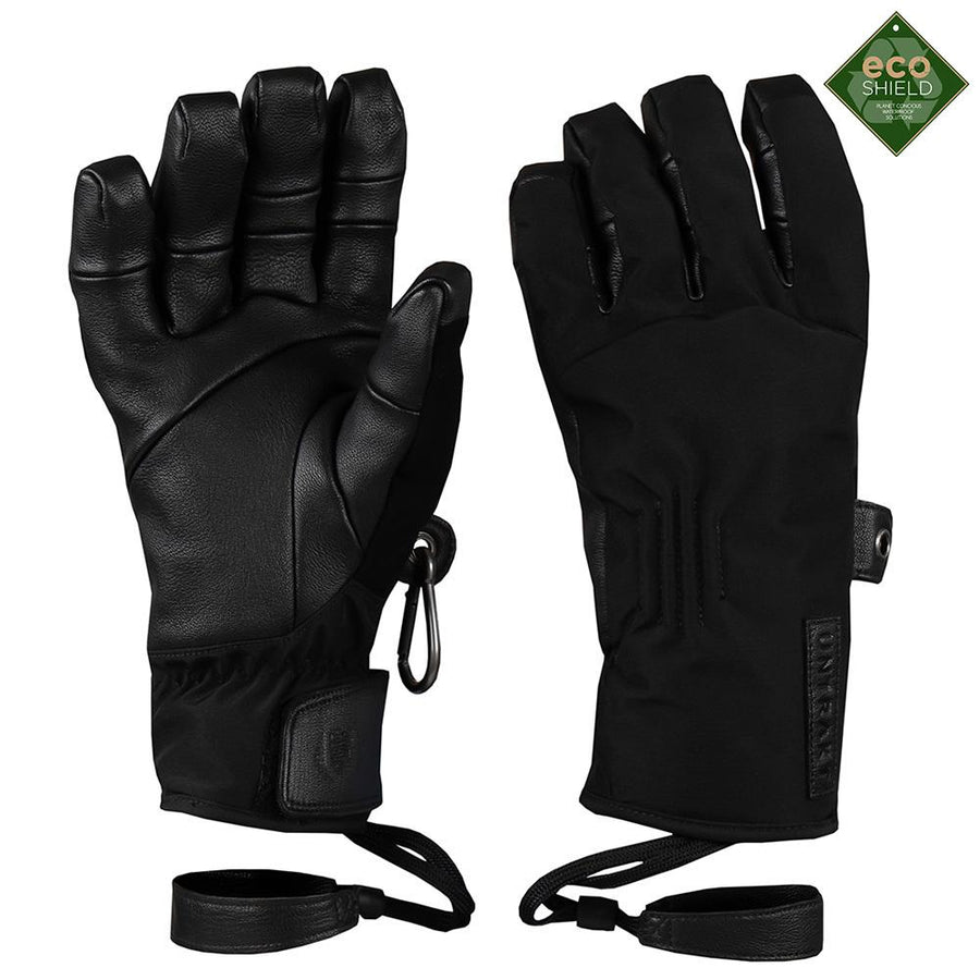 Untrakt Felsic Leather Ski Gloves (Black) - Unbound Supply Co.