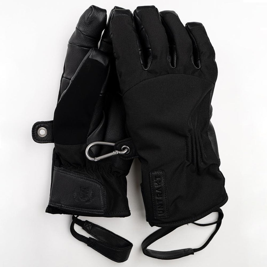 Untrakt Felsic Leather Ski Gloves (Black) - Unbound Supply Co.