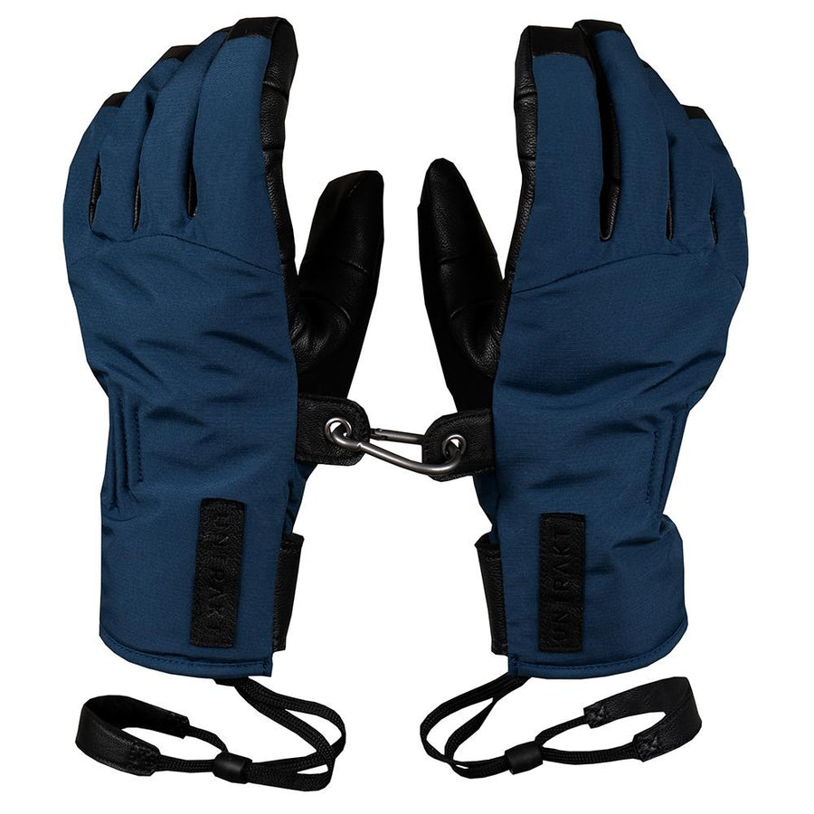 Untrakt Felsic Leather Ski Gloves (Ink) - Unbound Supply Co.