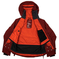 Untrakt Mens Feldspar 2L Shell Ski Jacket (Rust/Beacon/Ink) - Unbound Supply Co.