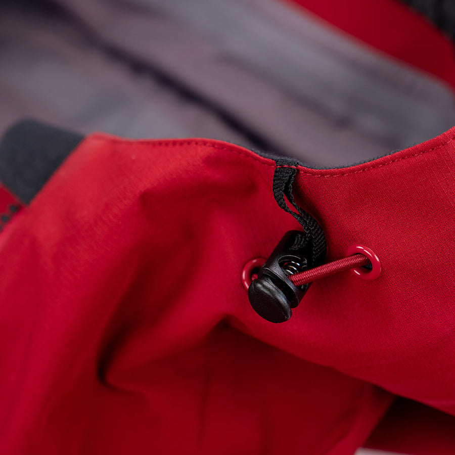 Untrakt Mens Obsidian 3L Shell Jacket (Cherry) - Untrakt