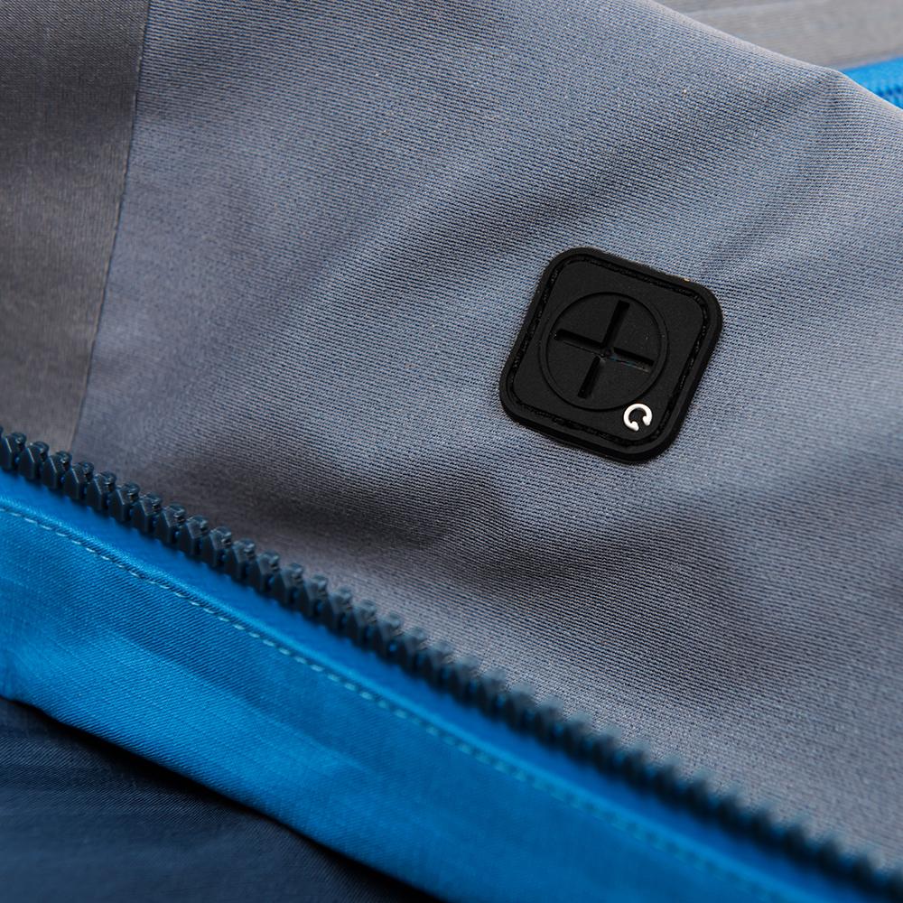 Untrakt Mens Obsidian 3L Shell Ski Jacket (Bluebird/Ink) - Unbound Supply Co.