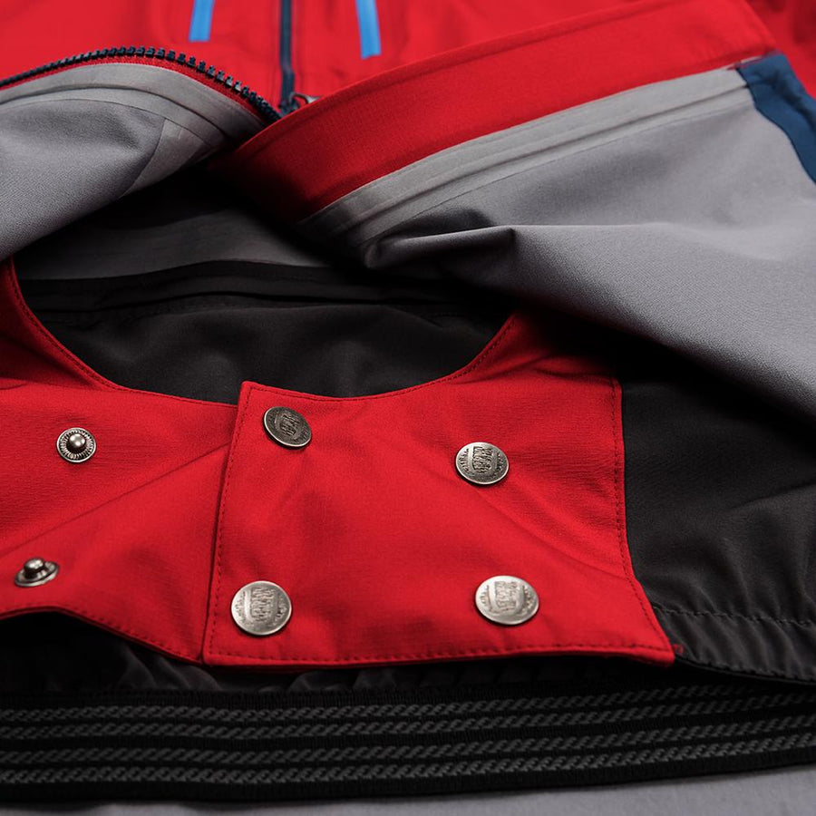 Untrakt Mens Obsidian 3L Shell Ski Jacket (Cherry/Ink) - Unbound Supply Co.