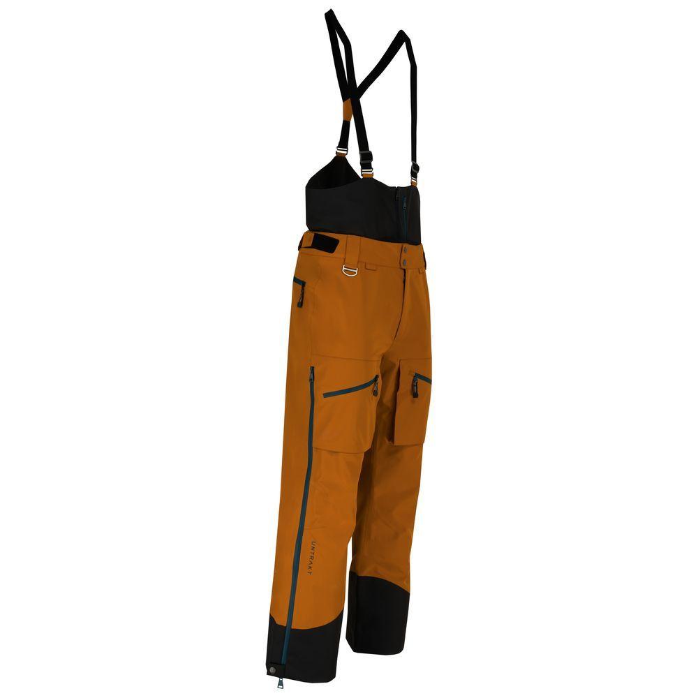 Untrakt Mens Obsidian 3L Shell Ski Trousers (Mustard/Petrol) - Unbound Supply Co.