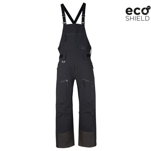 Mens Quartz 3L Bib Trousers (Coal) - Untrakt