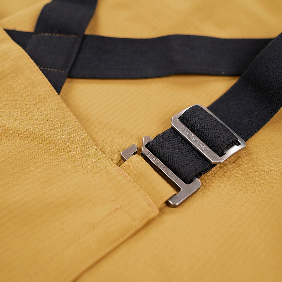 Mens Quartz 3L Bib Trousers (Sulphur) - Untrakt