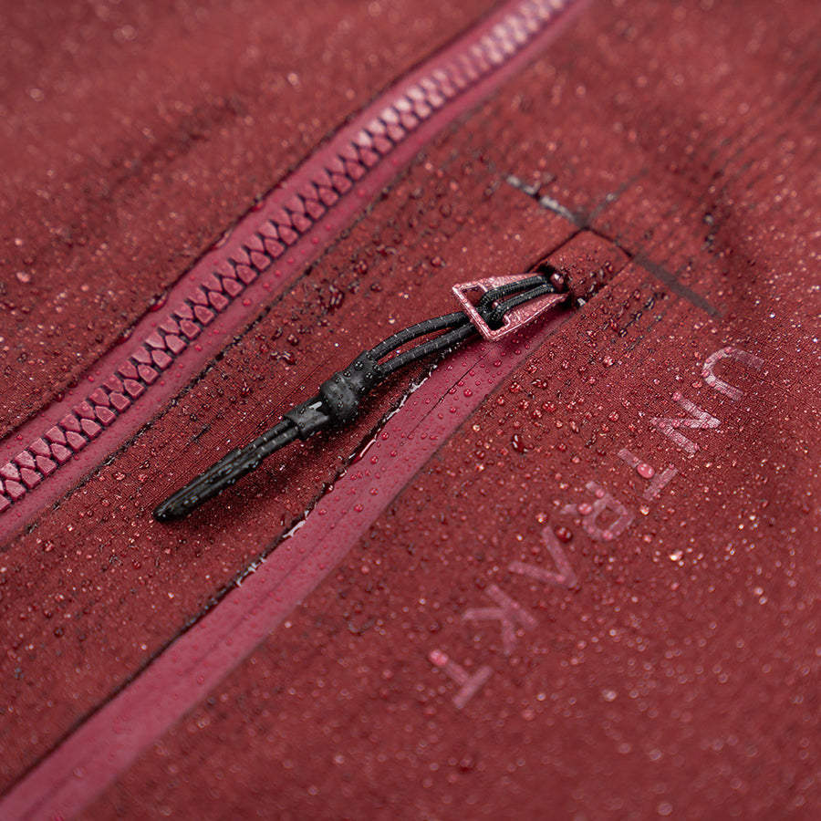 Mens Quartz 3L Shell Anorak (Burgundy) - Untrakt