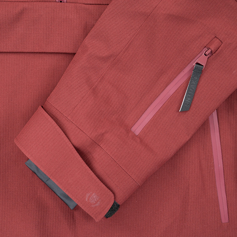 Mens Quartz 3L Shell Anorak (Burgundy) - Untrakt