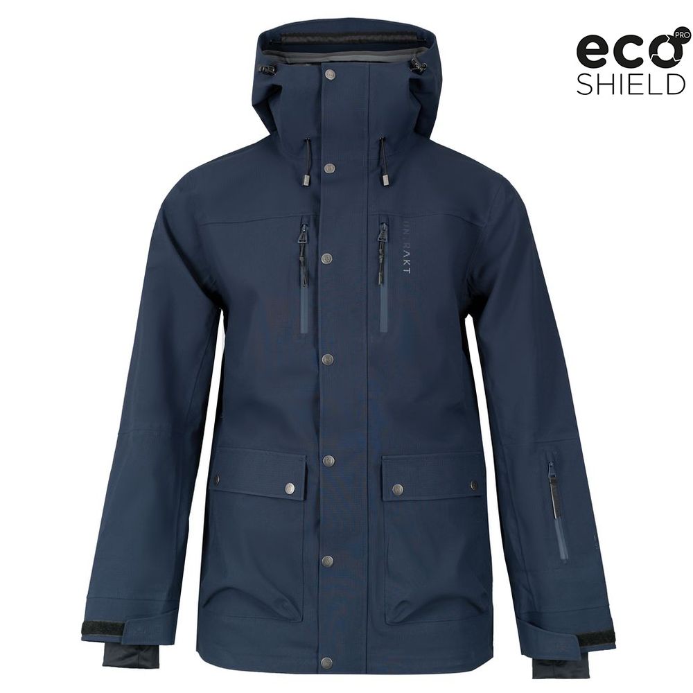 Mens Quartz 3L Shell Jacket (Navy) - Untrakt