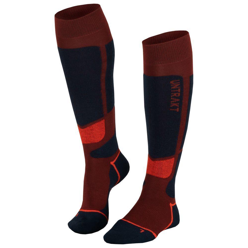 Untrakt Onyx Ski Socks (Rust/Ink) - Unbound Supply Co.