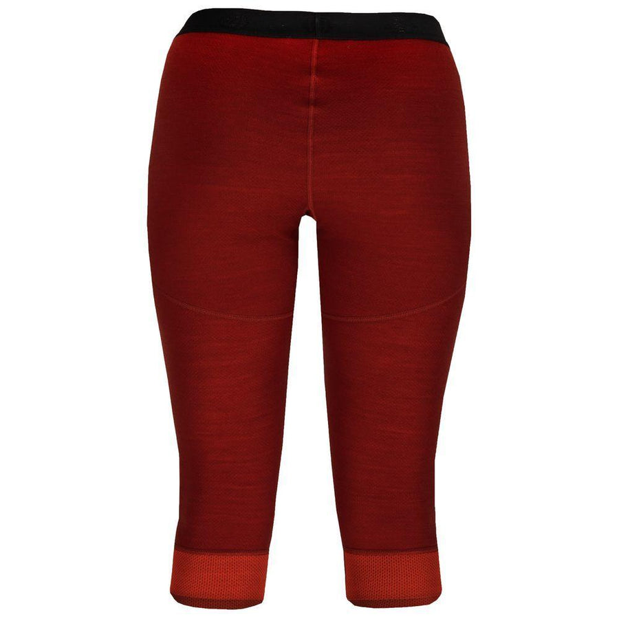 Untrakt Womens Celestine Merino Blend 3/4 Tights (Rust/Beacon) - Unbound Supply Co.