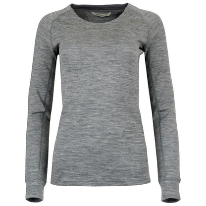 Untrakt Womens Celestine Merino Blend Long Sleeve Baselayer (Charcoal/Granite) - Unbound Supply Co.