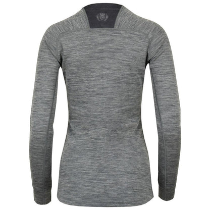 Untrakt Womens Celestine Merino Blend Long Sleeve Baselayer (Charcoal/Granite) - Unbound Supply Co.