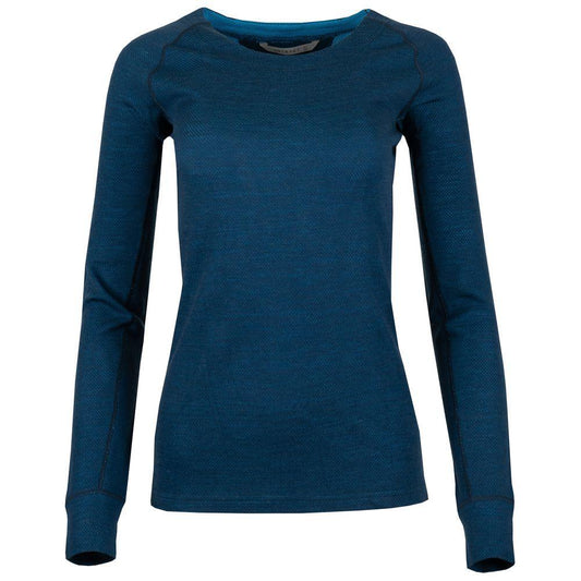 Untrakt Womens Celestine Merino Blend Long Sleeve Baselayer (Ink/Bluebird) - Unbound Supply Co.