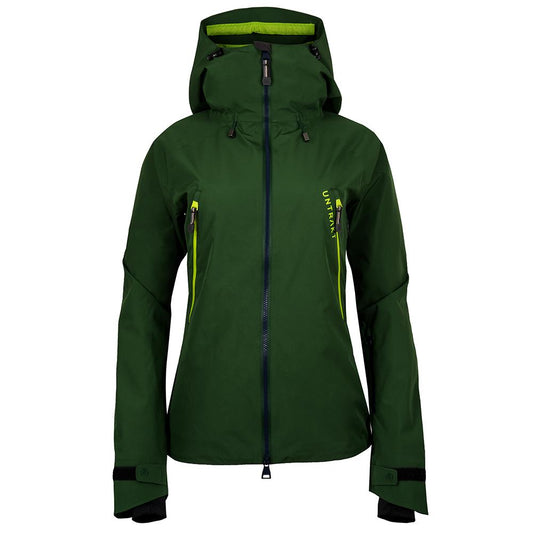 Untrakt Womens Feldspar 2L Shell Ski Jacket (Evergreen/Genepi/Ink) - Unbound Supply Co.