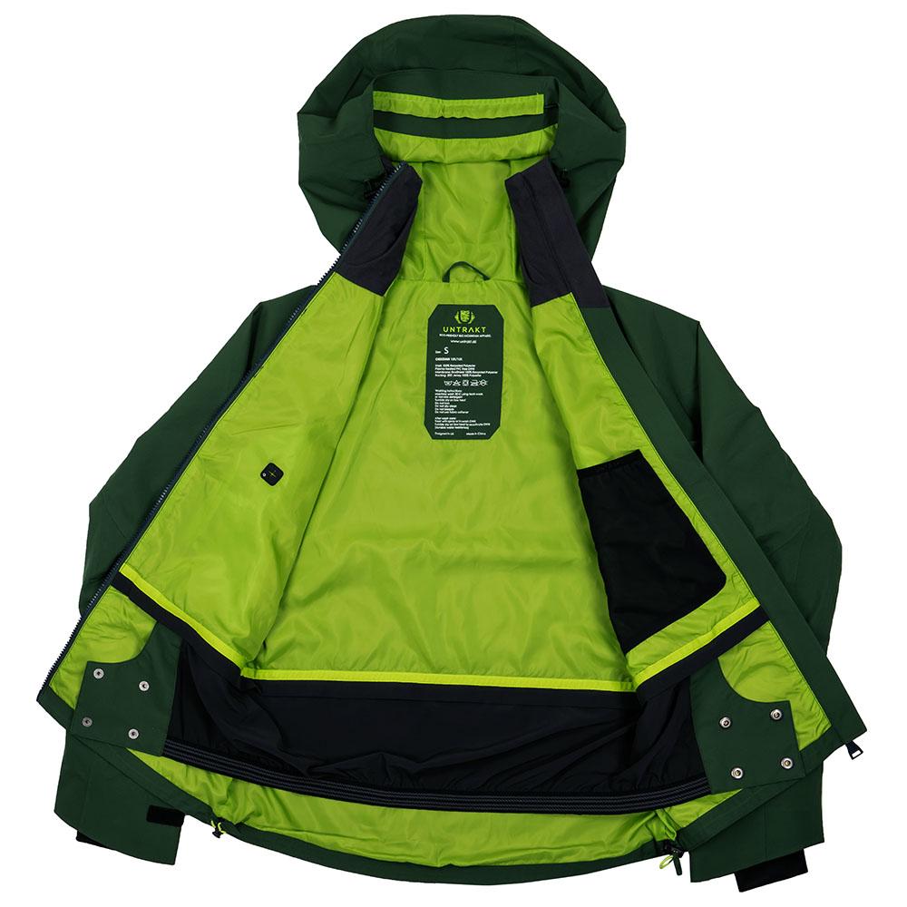 Untrakt Womens Feldspar 2L Shell Ski Jacket (Evergreen/Genepi/Ink) - Unbound Supply Co.