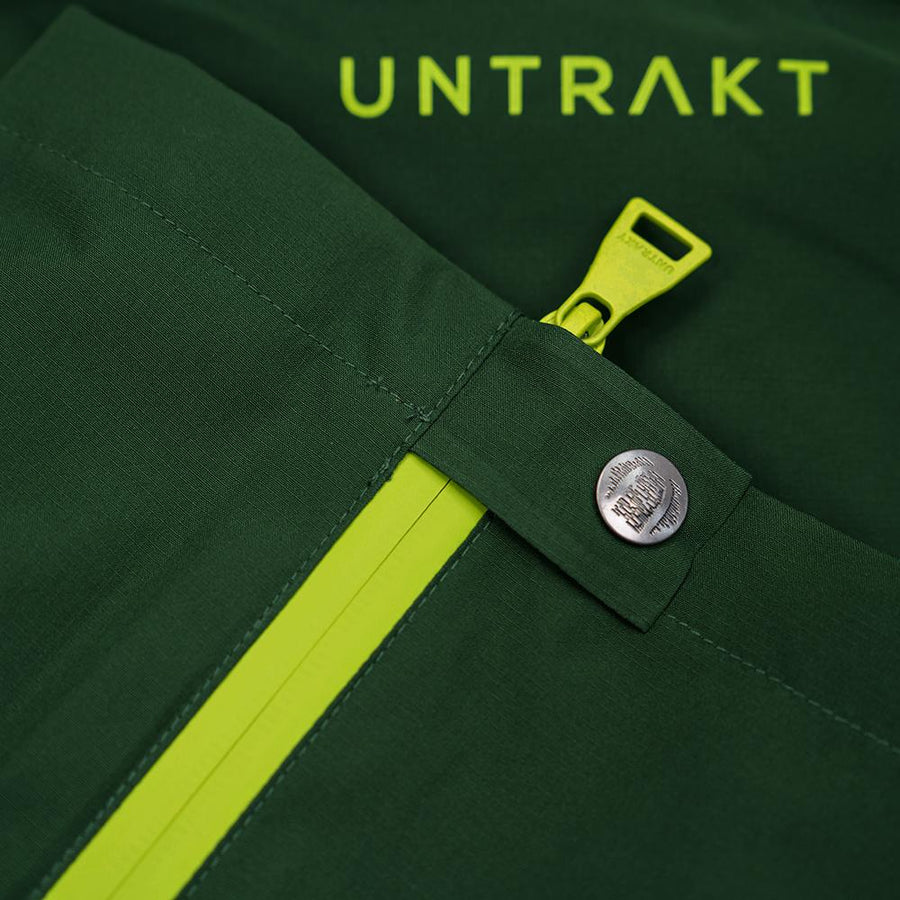 Untrakt Womens Feldspar 2L Shell Ski Trousers (Evergreen/Genepi) - Unbound Supply Co.