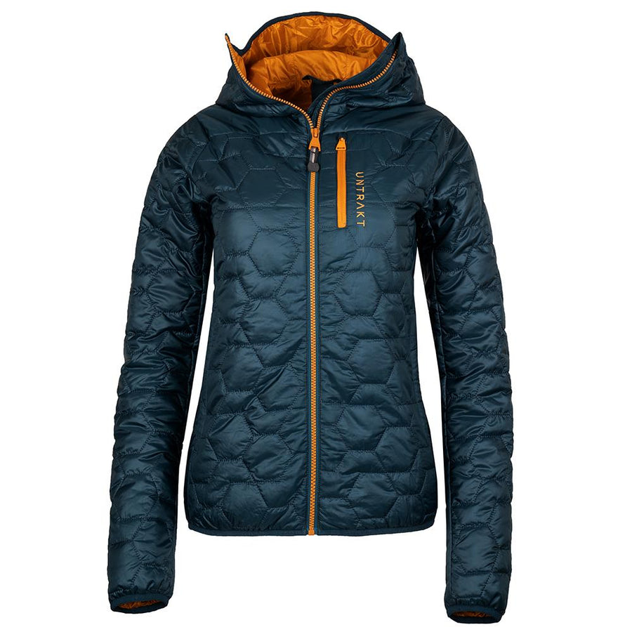 Untrakt Womens Microcline Mid Layer Jacket (Petrol/Mustard) - Unbound Supply Co.