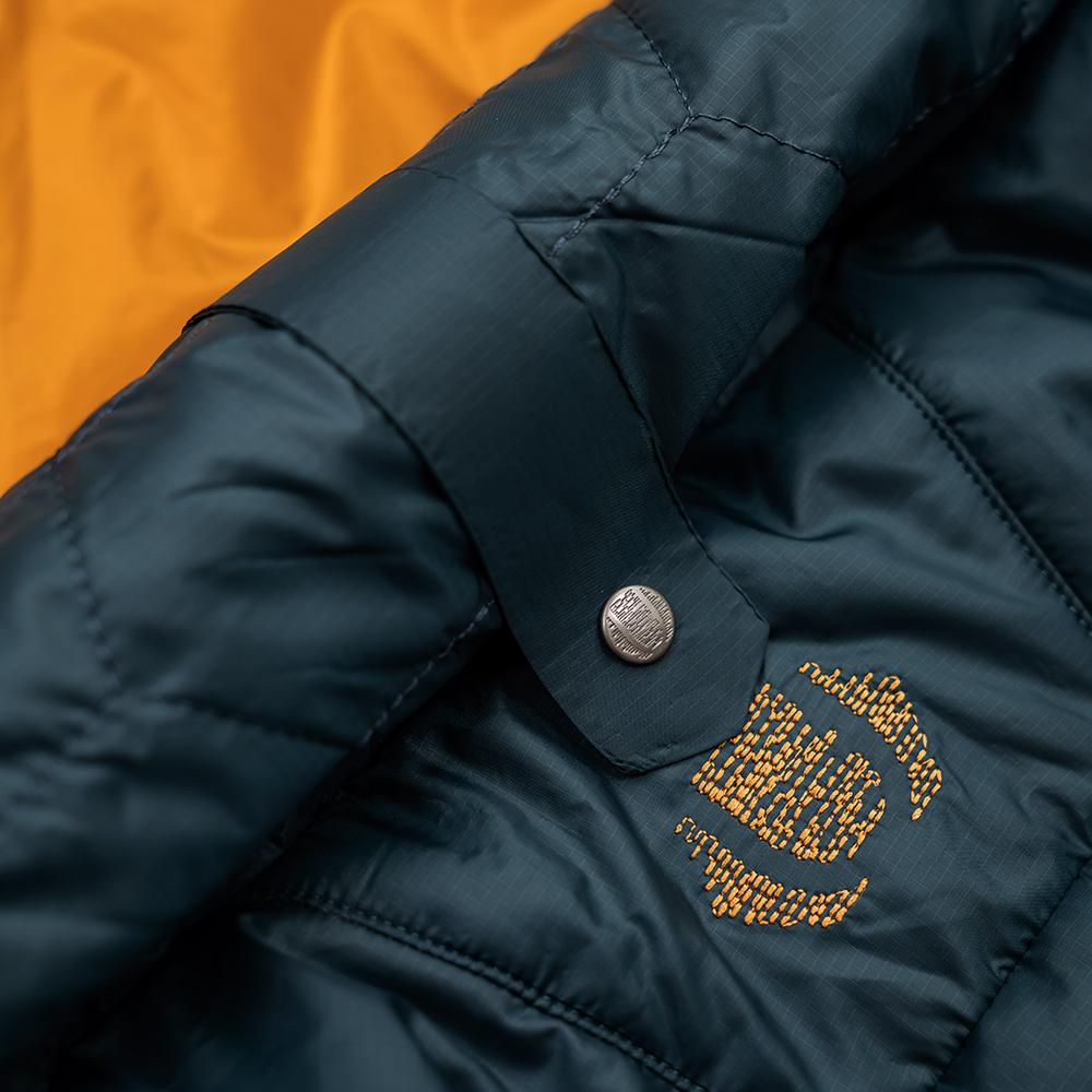 Untrakt Womens Microcline Mid Layer Jacket (Petrol/Mustard) - Unbound Supply Co.
