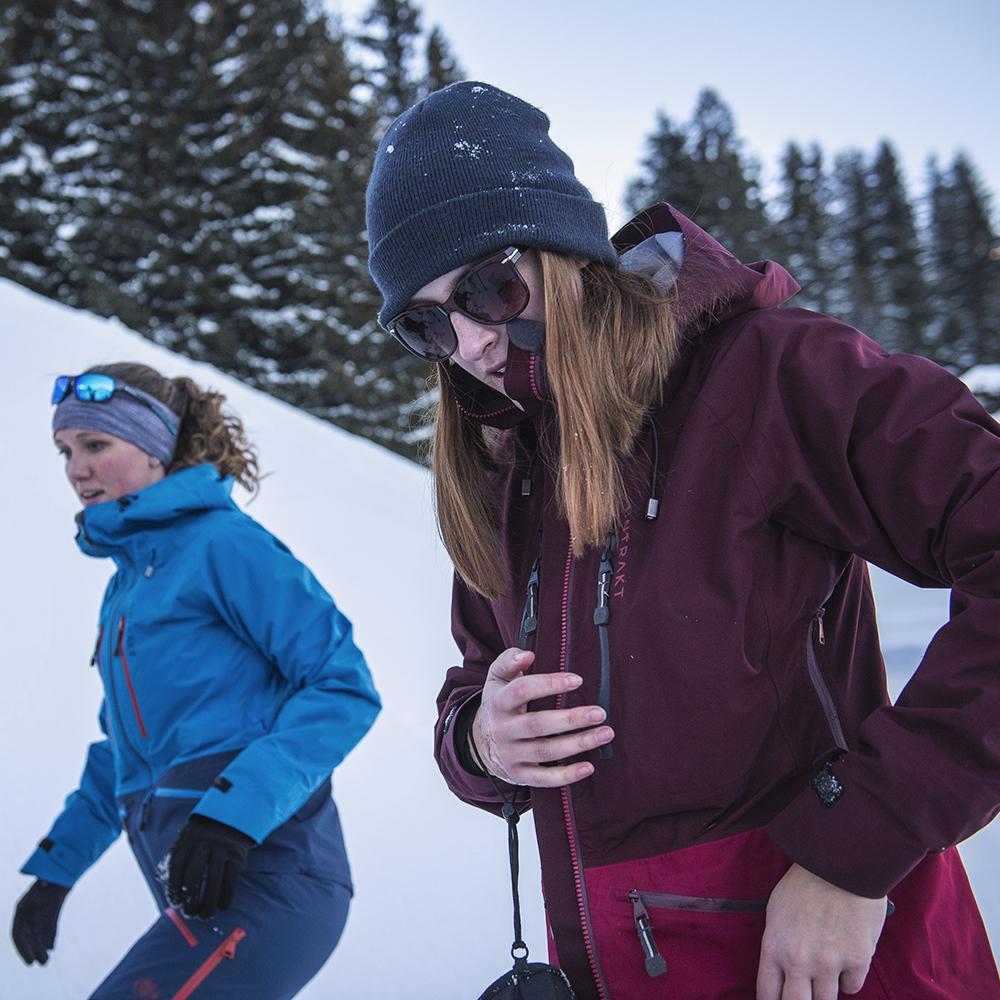 Untrakt Womens Obsidian 3L Shell Ski Jacket (Burgundy/Cherry) - Unbound Supply Co.