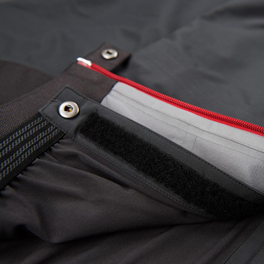 Untrakt Womens Obsidian 3L Shell Ski Trousers (Granite/Cherry) - Unbound Supply Co.