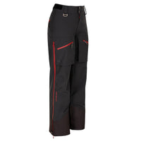 Untrakt Womens Obsidian 3L Shell Ski Trousers (Granite/Cherry) - Unbound Supply Co.